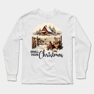 small town christmas Long Sleeve T-Shirt